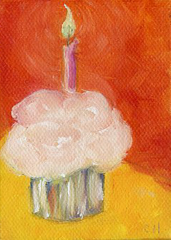 Happy Birthday Constance Heffernan Eau Claire WI oil on canvas